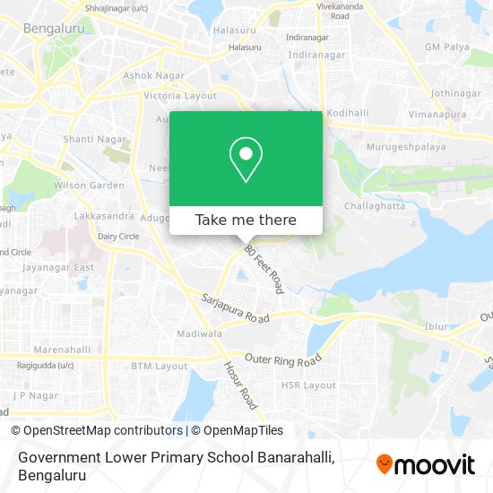 Government Lower Primary School Banarahalli map