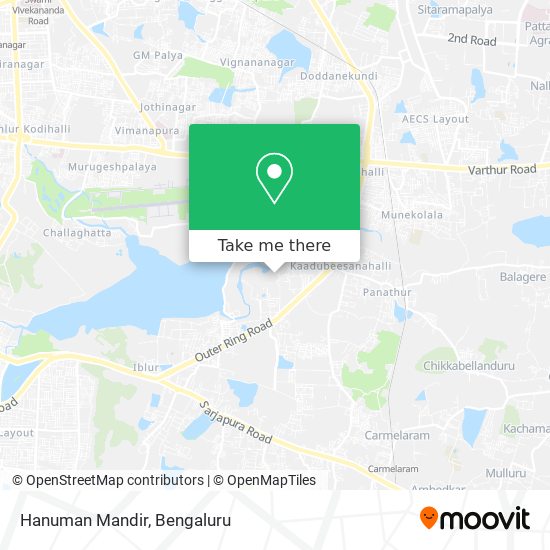 Hanuman Mandir map