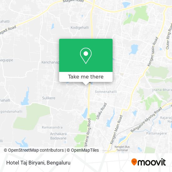 Hotel Taj Biryani map