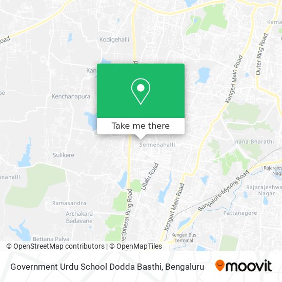 Government Urdu School Dodda Basthi map