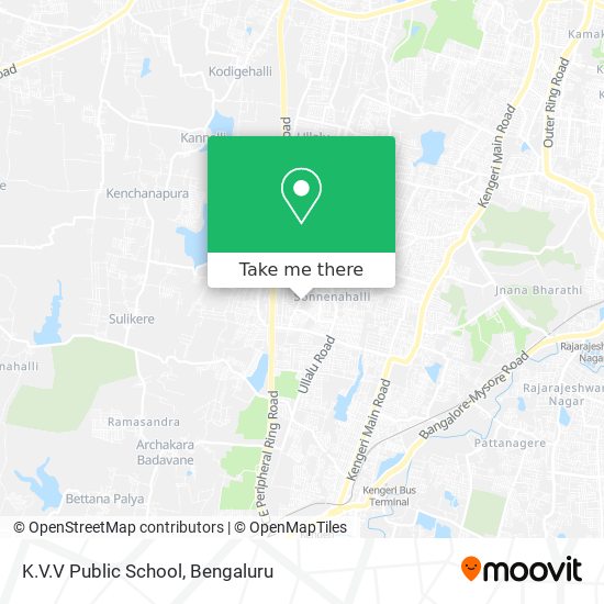 K.V.V Public School map