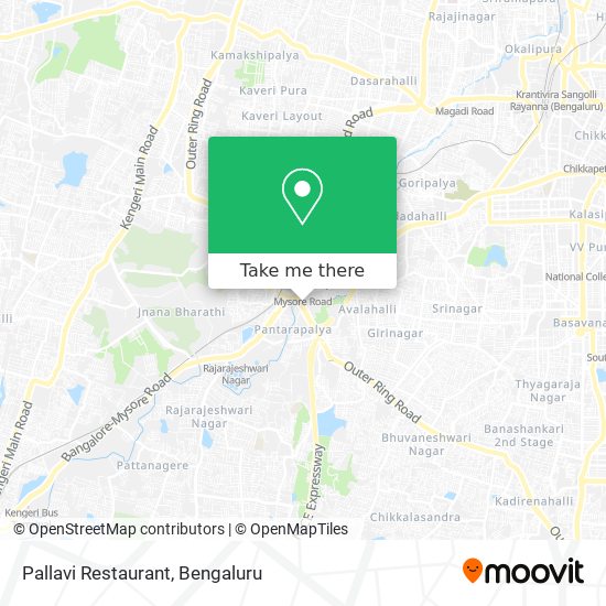 Pallavi Restaurant map