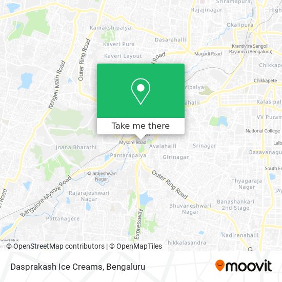 Dasprakash Ice Creams map