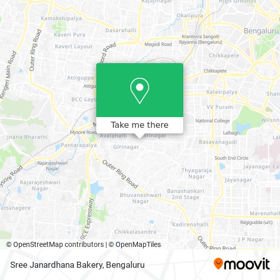 Sree Janardhana Bakery map