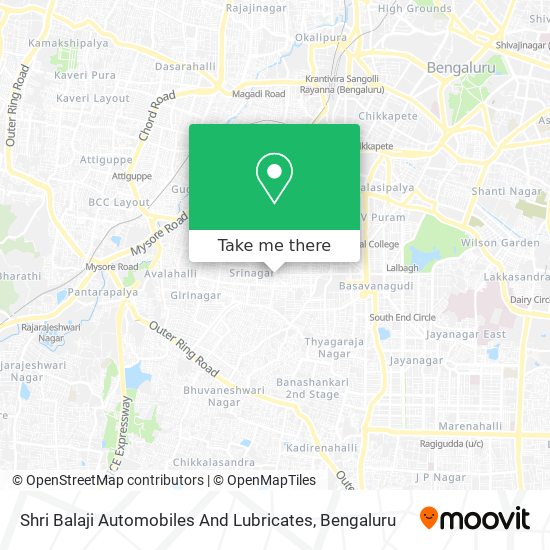 Shri Balaji Automobiles And Lubricates map