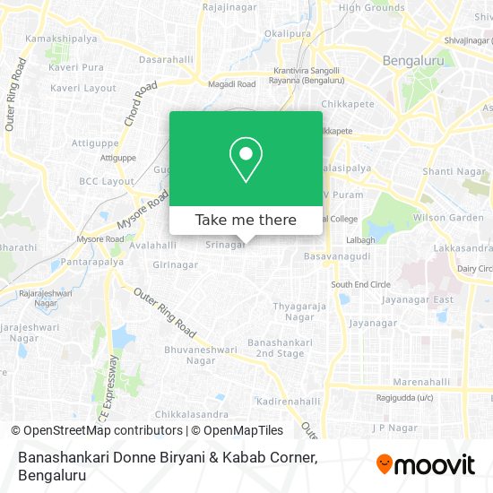Banashankari Donne Biryani & Kabab Corner map