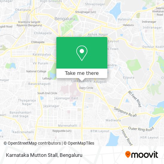 Karnataka Mutton Stall map