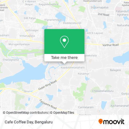 Cafe Coffee Day map