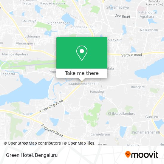 Green Hotel map