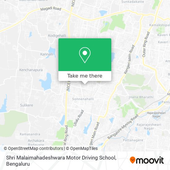 Shri Malaimahadeshwara Motor Driving School map