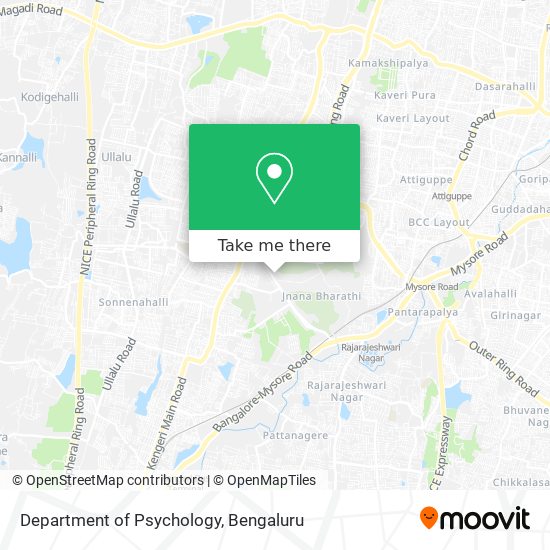 Department of Psychology map