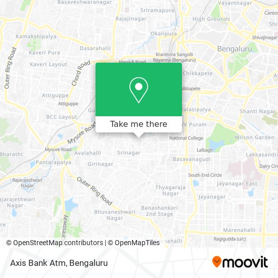 Axis Bank Atm map