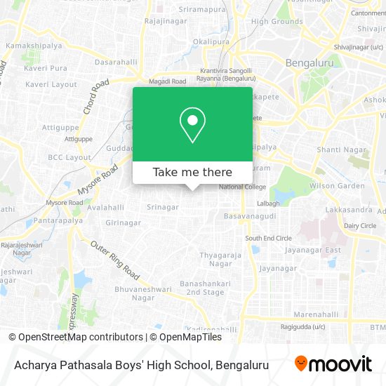 Acharya Pathasala Boys' High School map