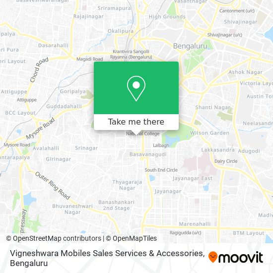 Vigneshwara Mobiles Sales Services & Accessories map