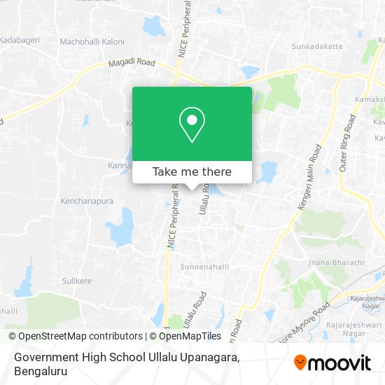 Government High School Ullalu Upanagara map