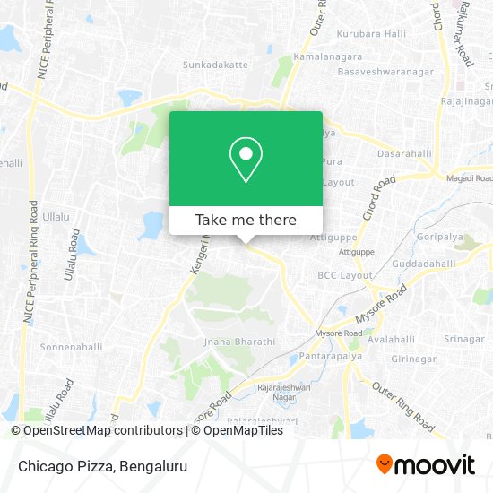 Chicago Pizza map