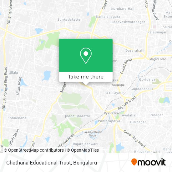 Chethana Educational Trust map