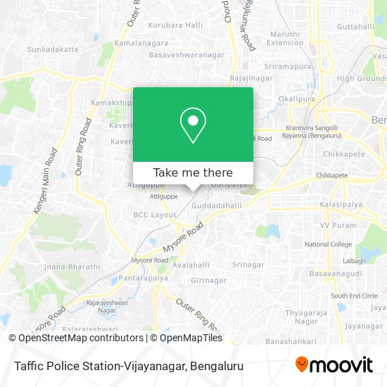 Taffic Police Station-Vijayanagar map