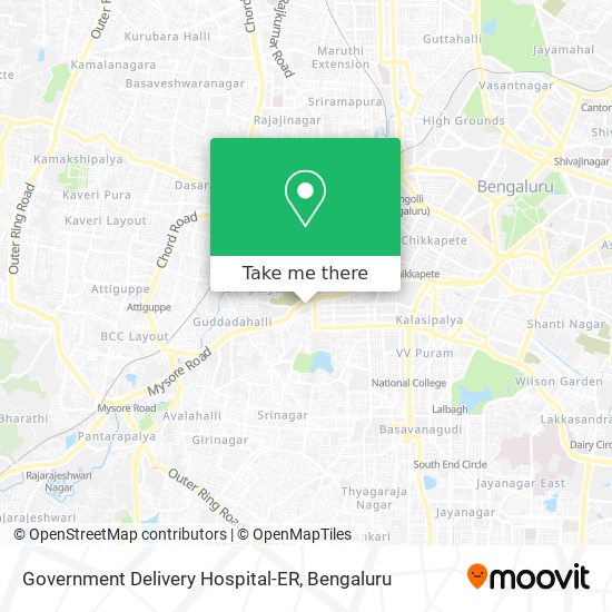 Government Delivery Hospital-ER map