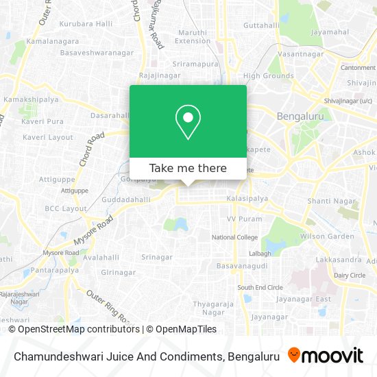 Chamundeshwari Juice And Condiments map