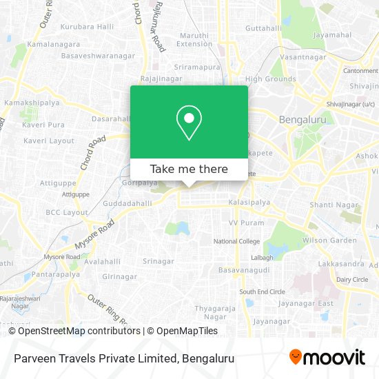 Parveen Travels Private Limited map