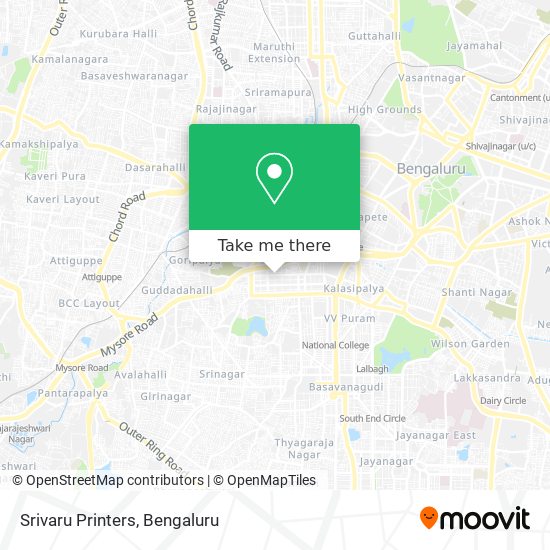 Srivaru Printers map