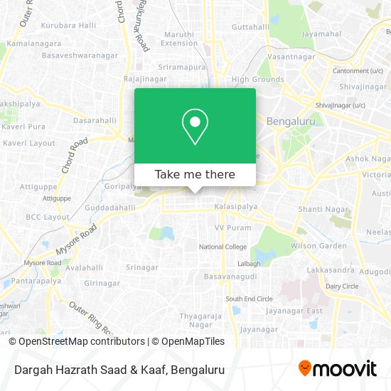 Dargah Hazrath Saad & Kaaf map