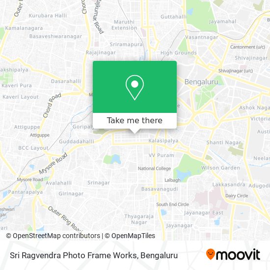 Sri Ragvendra Photo Frame Works map