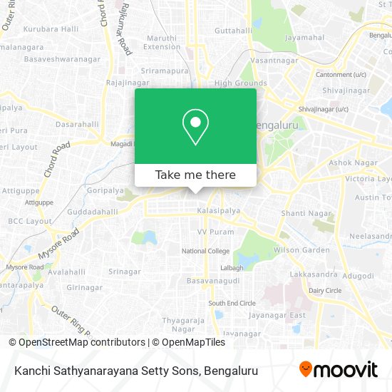 Kanchi Sathyanarayana Setty Sons map
