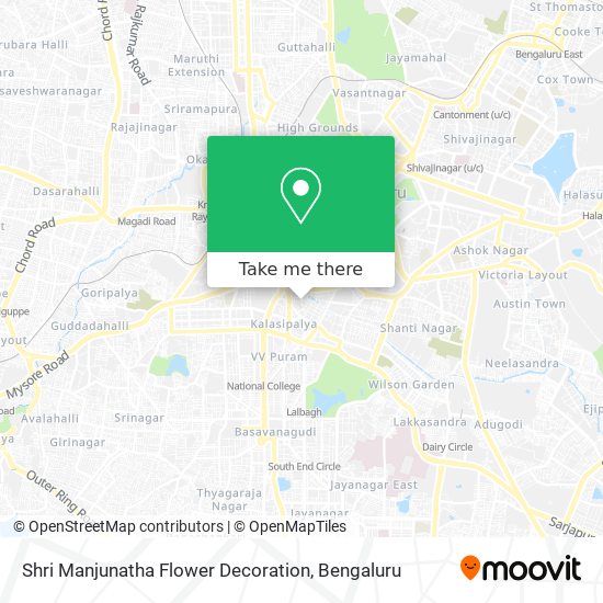 Shri Manjunatha Flower Decoration map