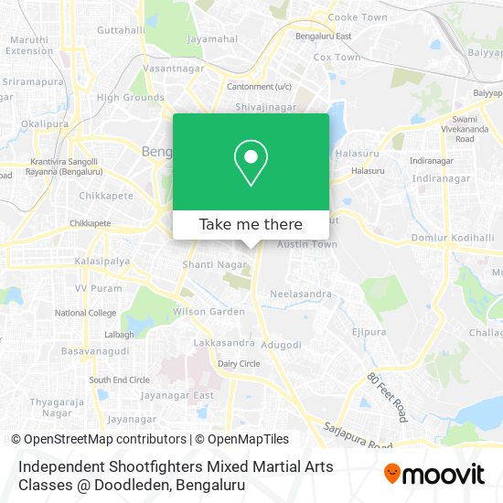 Independent Shootfighters Mixed Martial Arts Classes @ Doodleden map