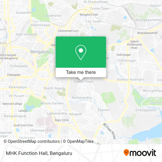 MHK Function Hall map