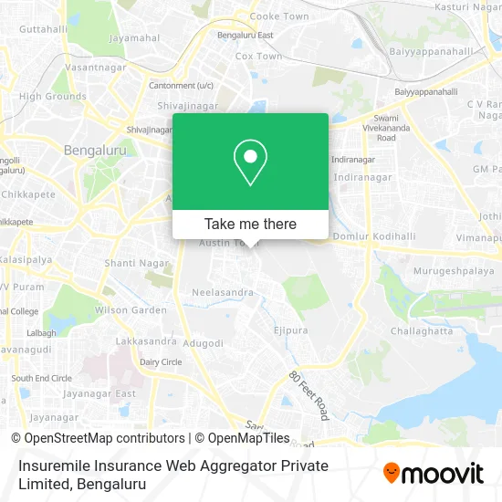 Insuremile Insurance Web Aggregator Private Limited map