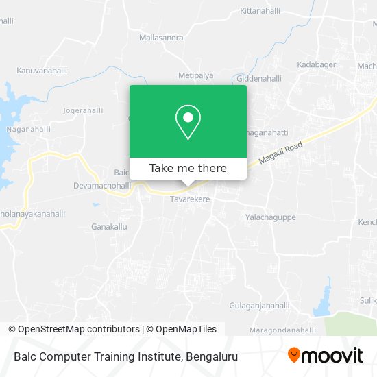 Balc Computer Training Institute map