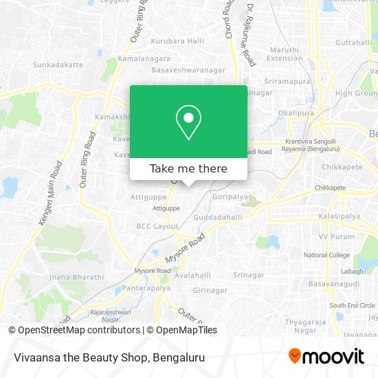 Vivaansa the Beauty Shop map