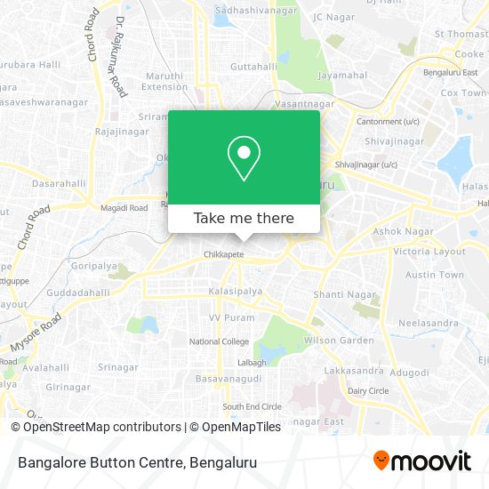 Bangalore Button Centre map