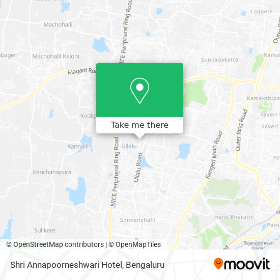 Shri Annapoorneshwari Hotel map