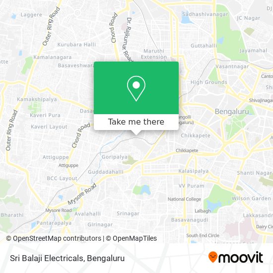 Sri Balaji Electricals map