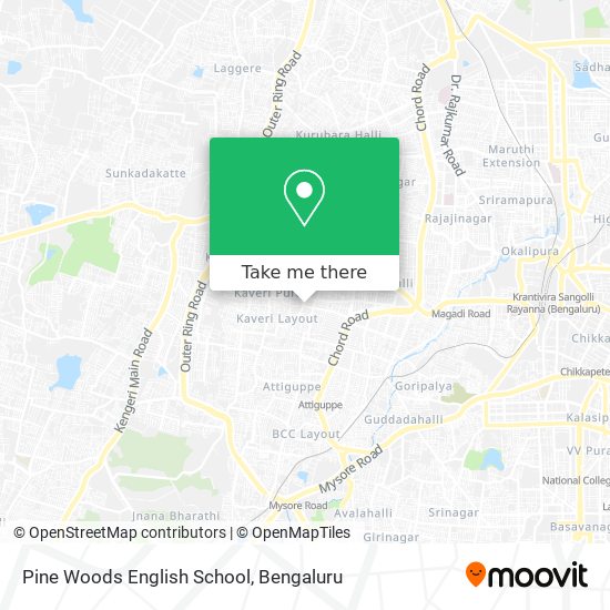 Pine Woods English School map