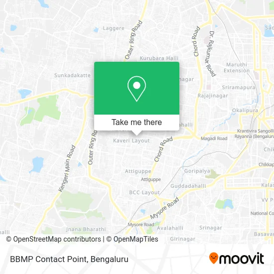 BBMP Contact Point map
