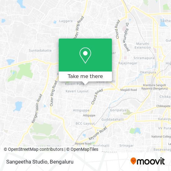 Sangeetha Studio map