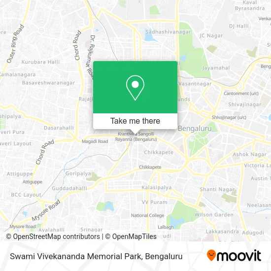 Swami Vivekananda Memorial Park map