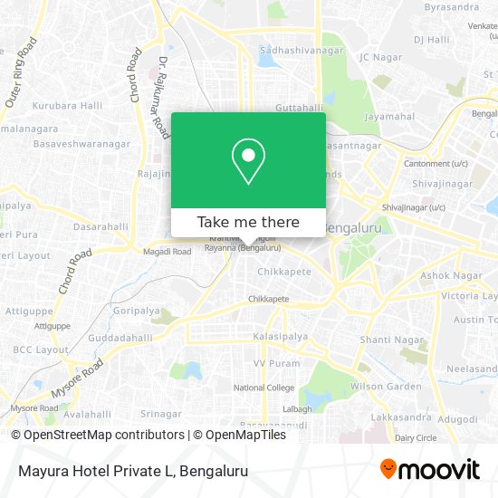 Mayura Hotel Private L map