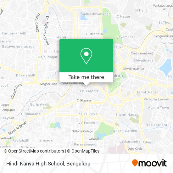 Hindi Kanya High School map