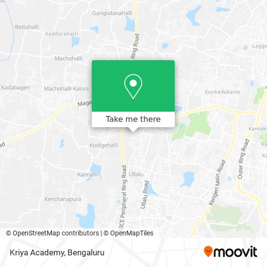 Kriya Academy map