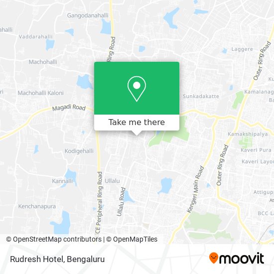 Rudresh Hotel map