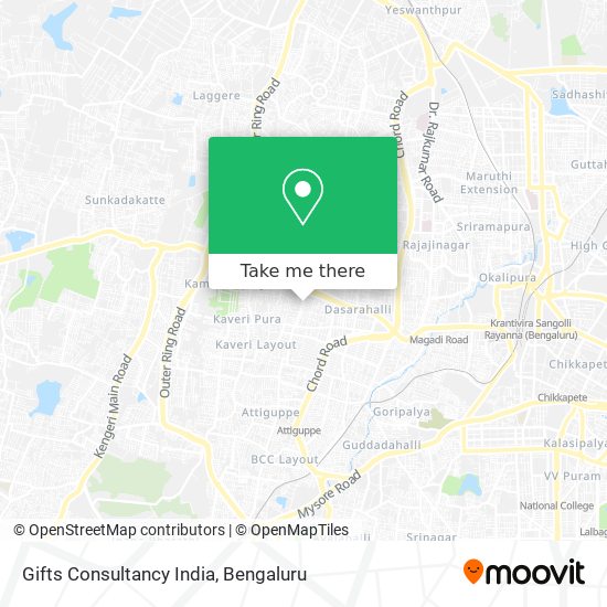 Gifts Consultancy India map