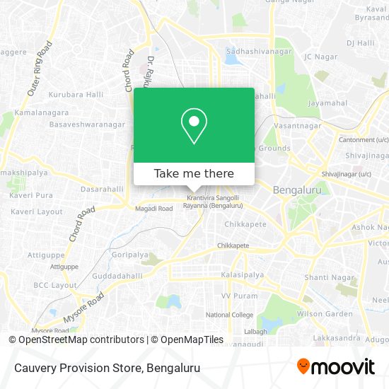 Cauvery Provision Store map
