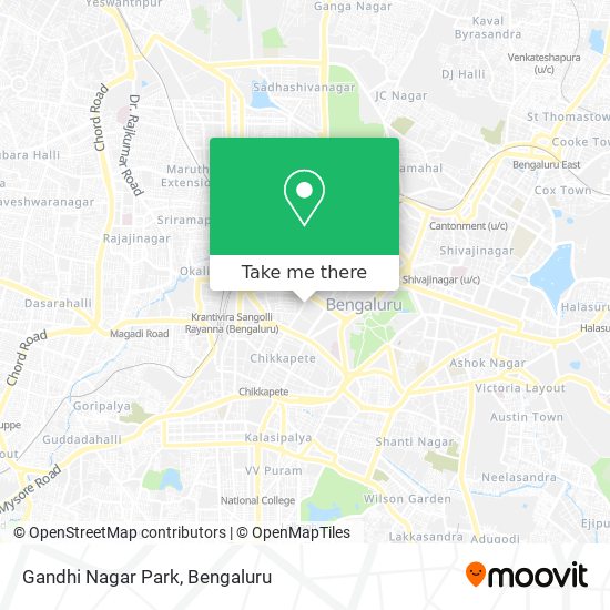 Gandhi Nagar Park map