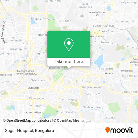 Sagar Hospital map